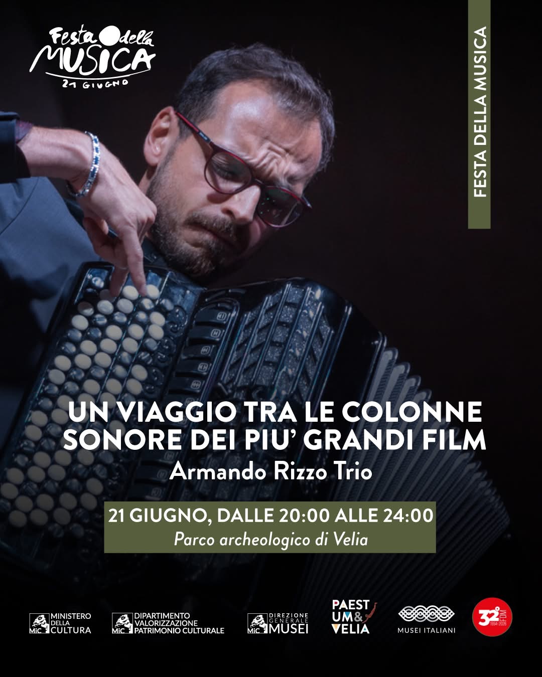 21 giugno 2026: Festa della Musica al Parco archeologico di Velia